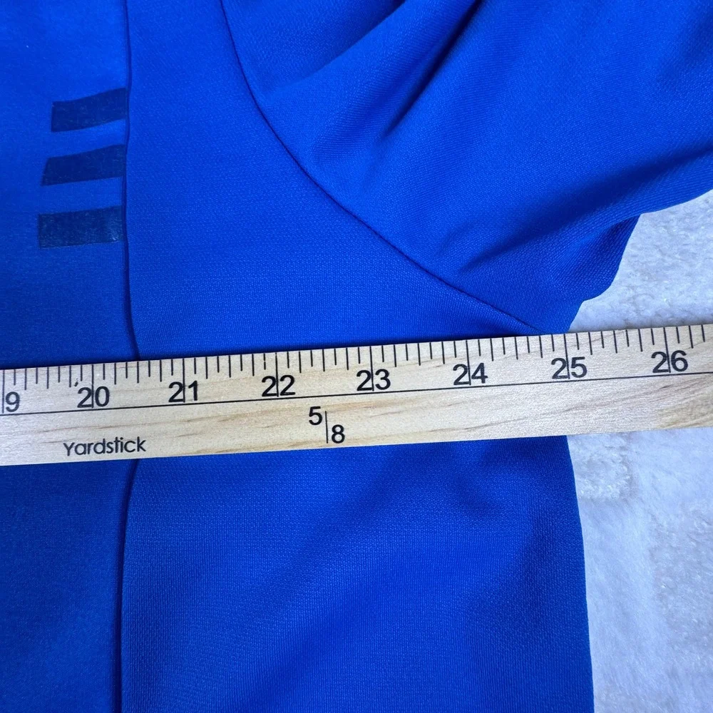 Adidas Golf ClimaLite Polo Shirt‎ Men's XL Blue Purple Trim Athletic